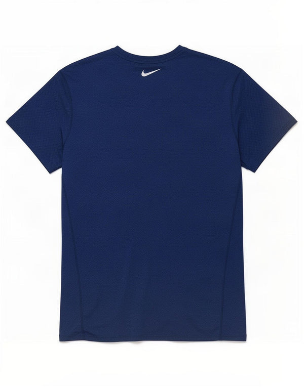Nike Herren Dri Fit T-Shirt Top Small Marineblau Polyester