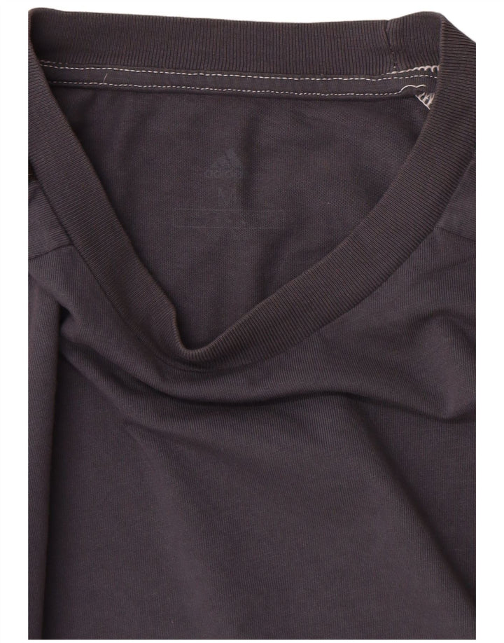 Adidas Herren T-Shirt Top mittelgraue Camouflage-Baumwolle