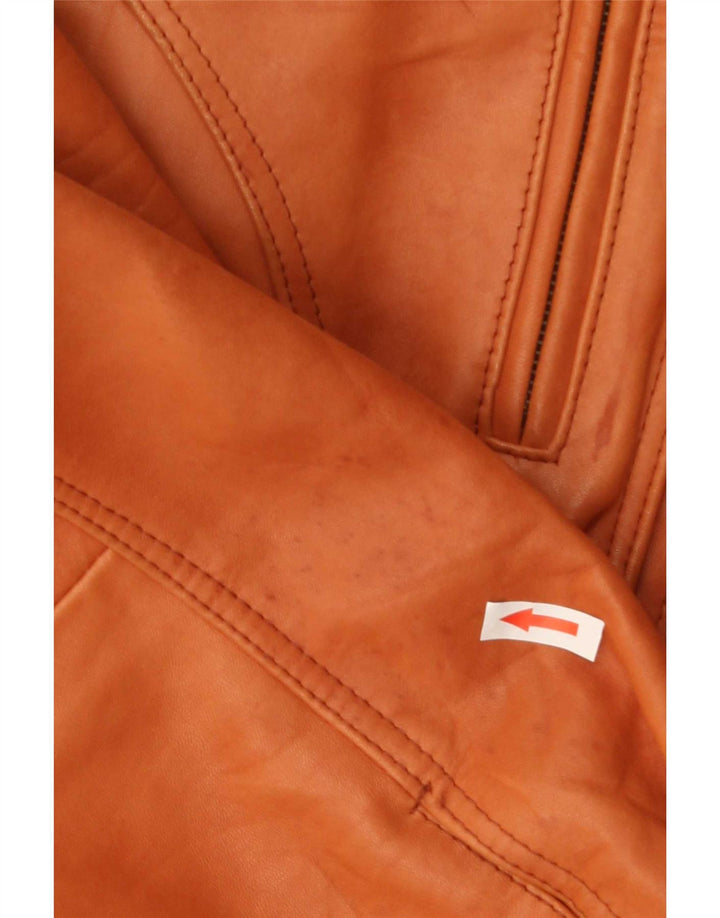 Vintage Herren Lederjacke IT 50 Large Braun