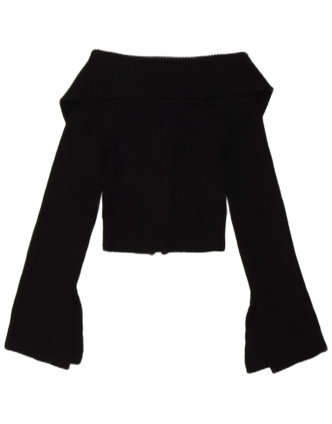 Zara Damen Bolero-Pullover UK 12 Medium Schwarz