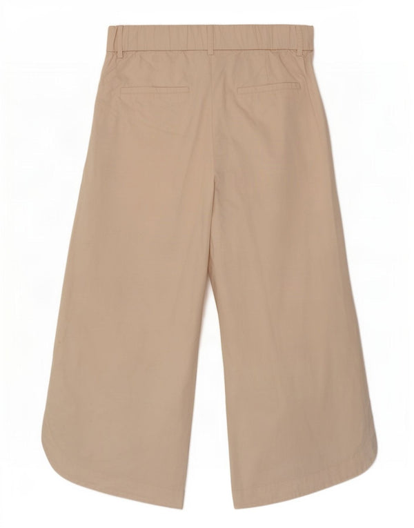 Zara Damen-Haremshose mit lockerer Passform, Größe S, W26, L24, Beige, Baumwolle