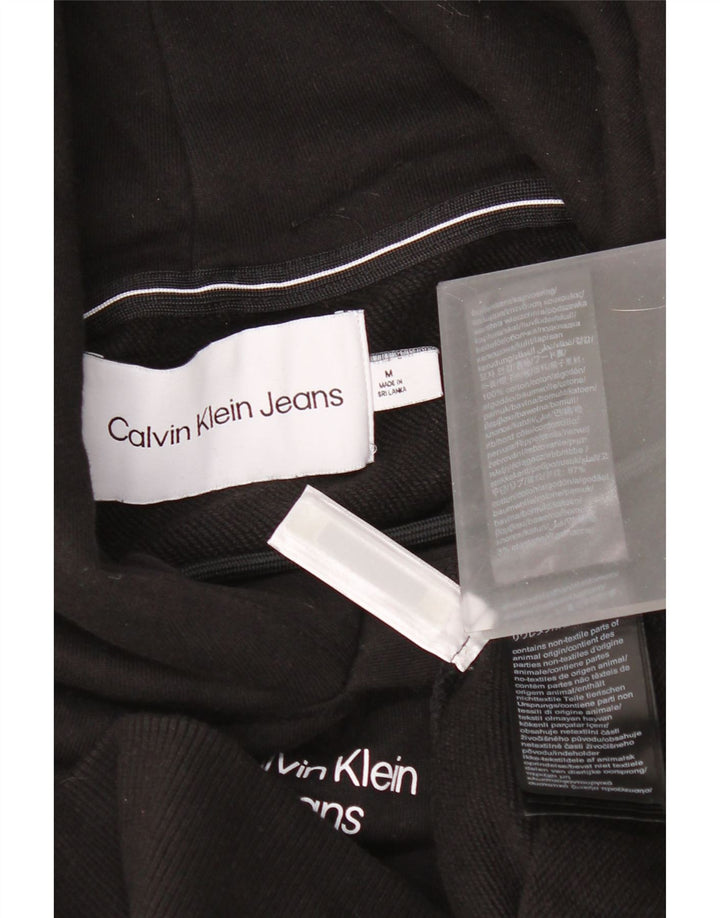 Calvin Klein Jeans Herren Kapuzenpullover Mittelschwarz Baumwolle