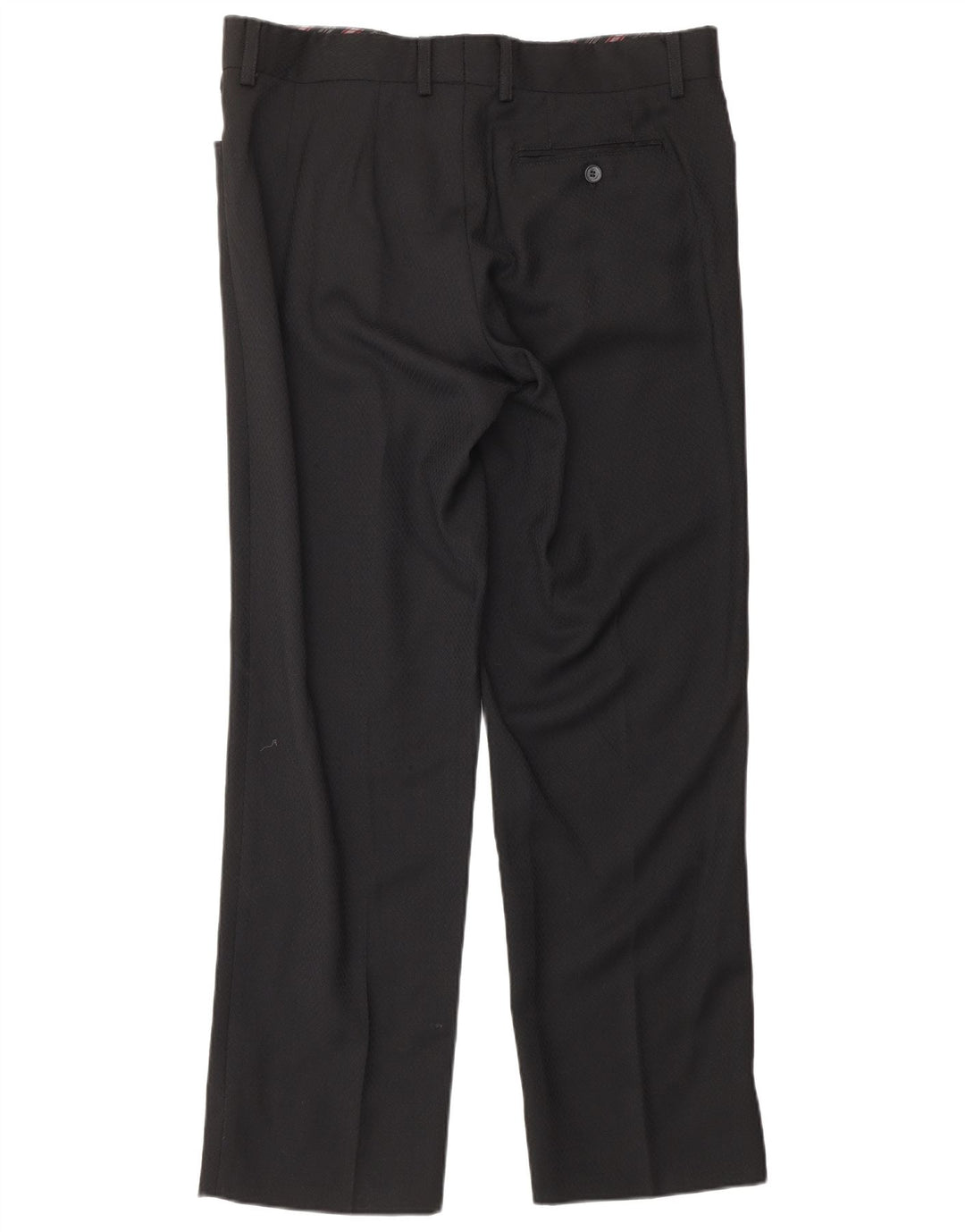 DOLCE & GABBANA Herren 2-teiliger Anzug IT 50 Large W36 L31 Schwarze Schurwolle