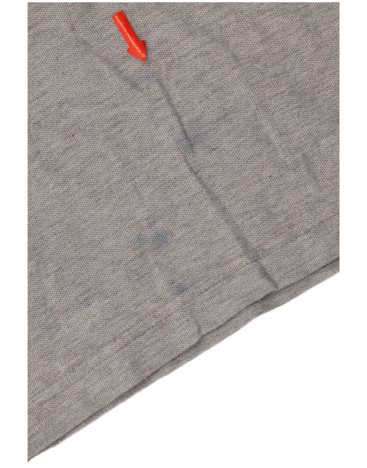 Fila Herren-Poloshirt, große graue Baumwolle