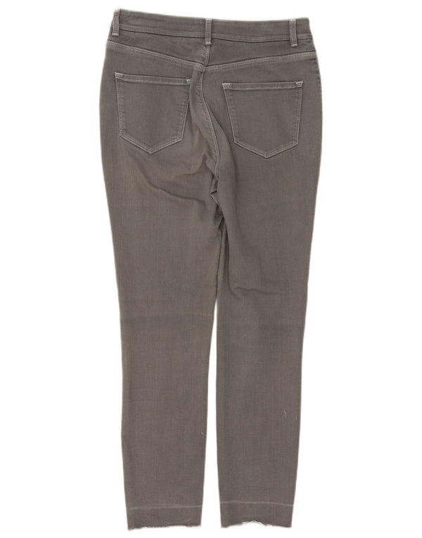 Massimo Dutti Damen Skinny Chino-Hose W26 L26 Grau