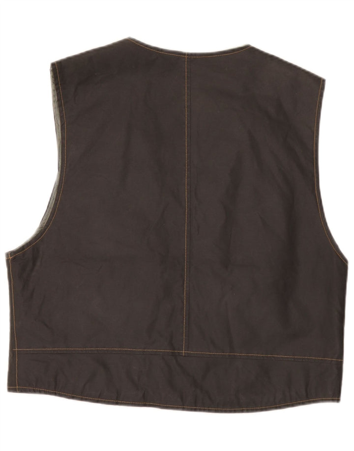 Vintage Herren Gilet Kleine schwarze Baumwolle