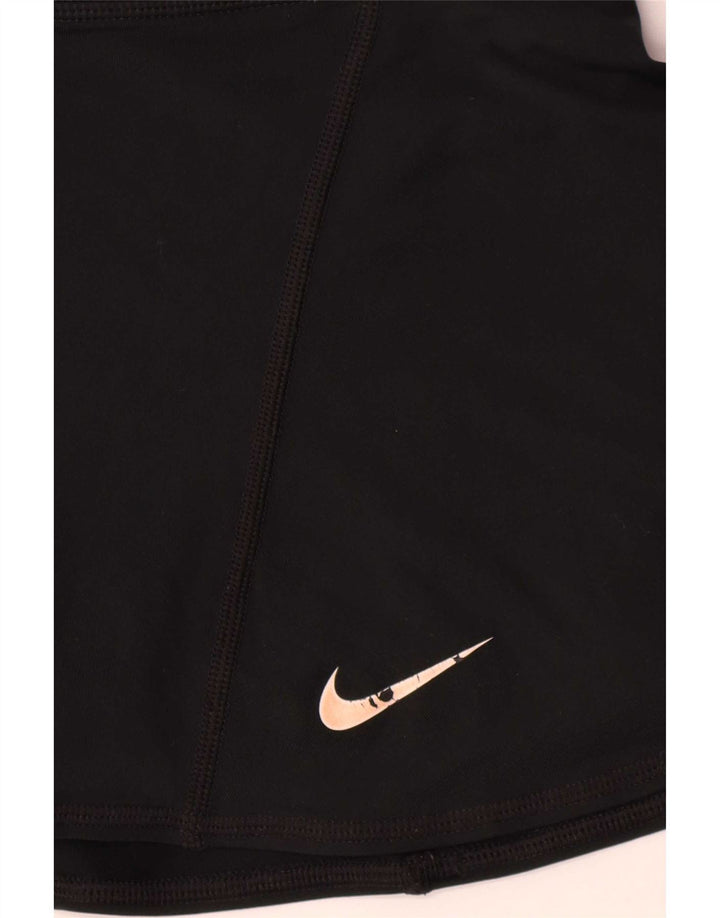 Nike Damen Dri Fit Skort UK 8 Small Schwarz Polyester