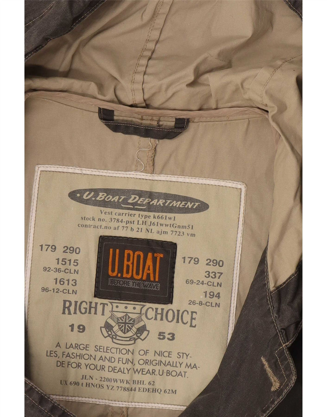 Vintage Herren Kapuzen-Windbreakerjacke UK 38 Mittelgrau