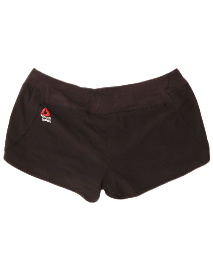 REEBOK Damen Sportshorts UK 20/22 XL Schwarz Polyester