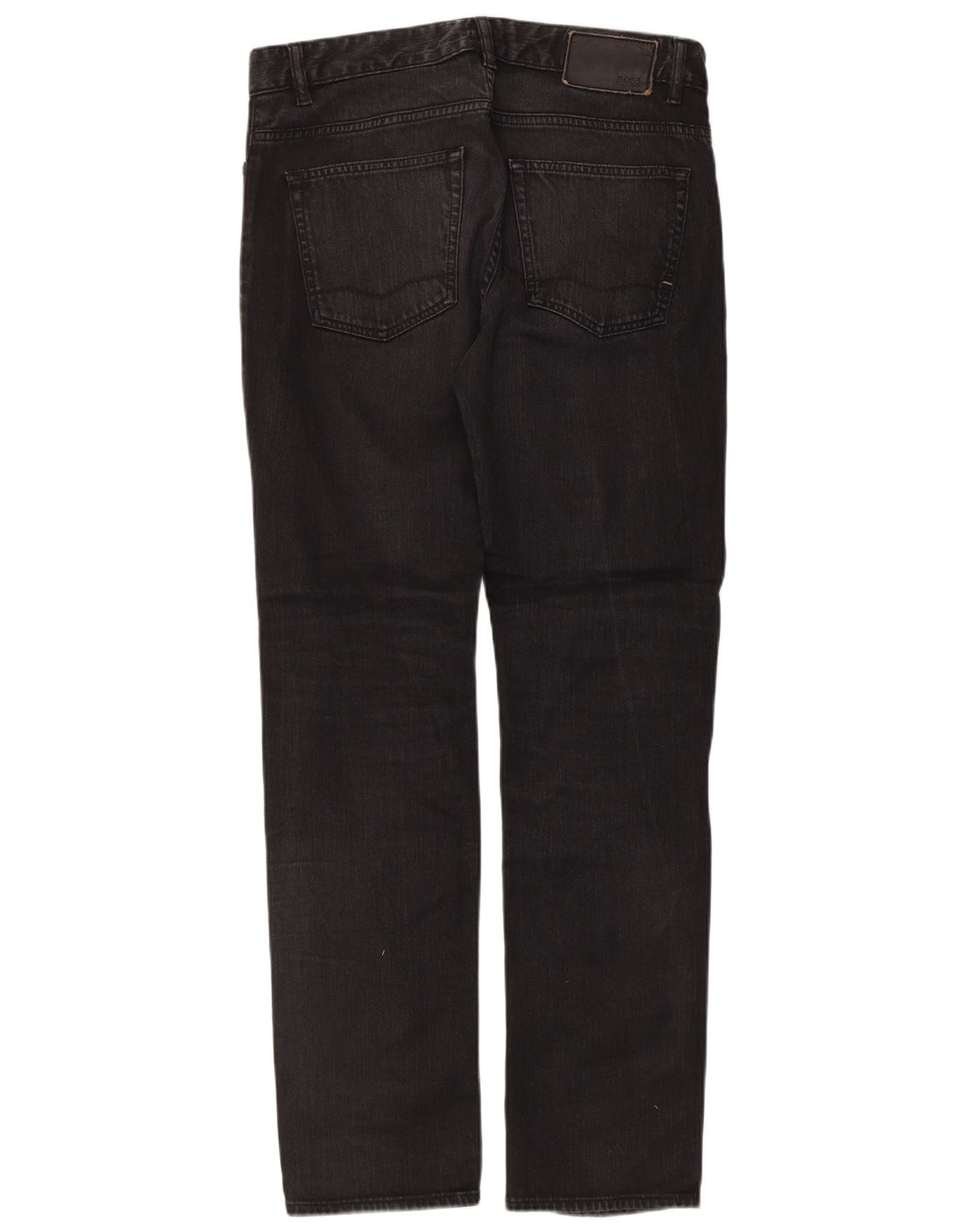 Hugo Boss Herren Delaware Slim Jeans W32 L32 Schwarze Baumwolle