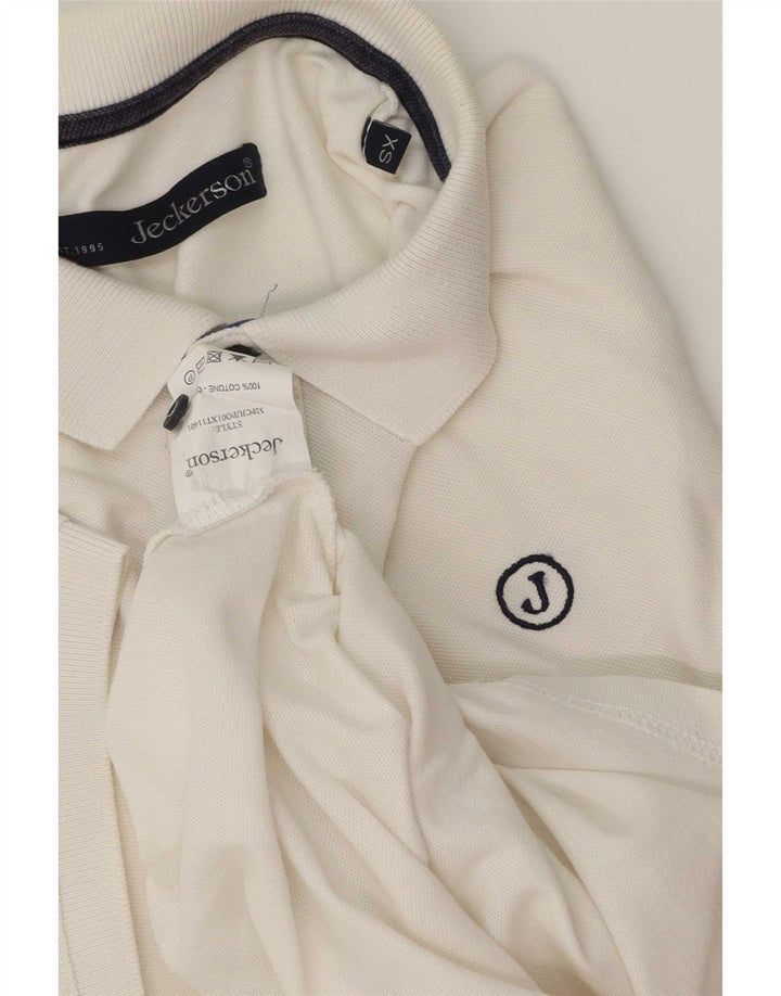 Jeckerson Herren Poloshirt XS Weiße Baumwolle