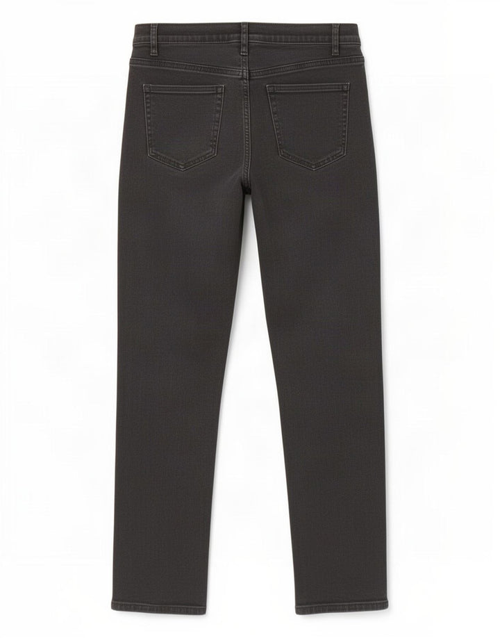 Gap Damen Straight Jeans W31 L30 Schwarze Baumwolle