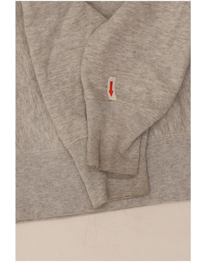 Champion Herren-Sweatshirt-Pullover, klein, grau gefleckte Baumwolle