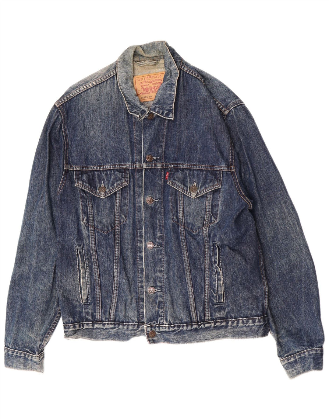 Levi's Herren 70503 Jeansjacke UK 40 Large Blau Baumwolle