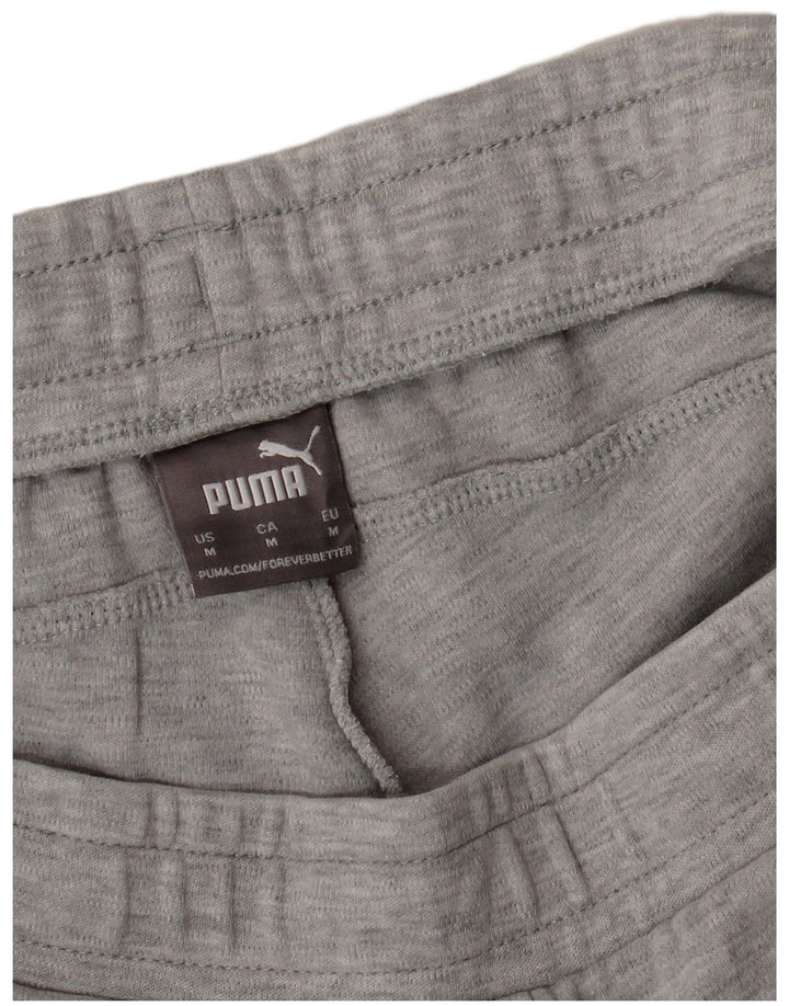 PUMA Herren-Trainingshose, Mittelgrau, Farbblock