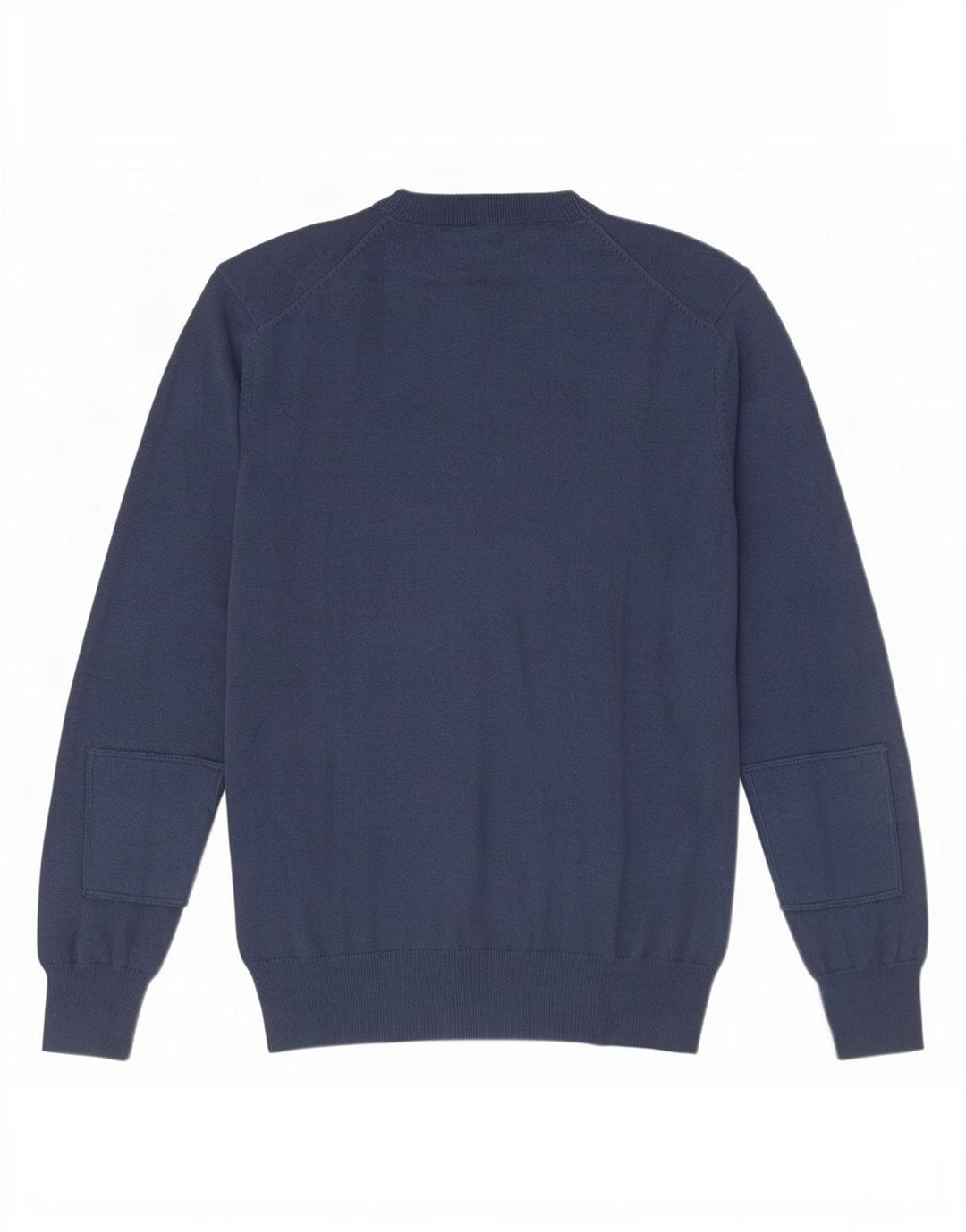 Avirex Herren-Pullover mit V-Ausschnitt, groß, aus blauer Baumwolle
