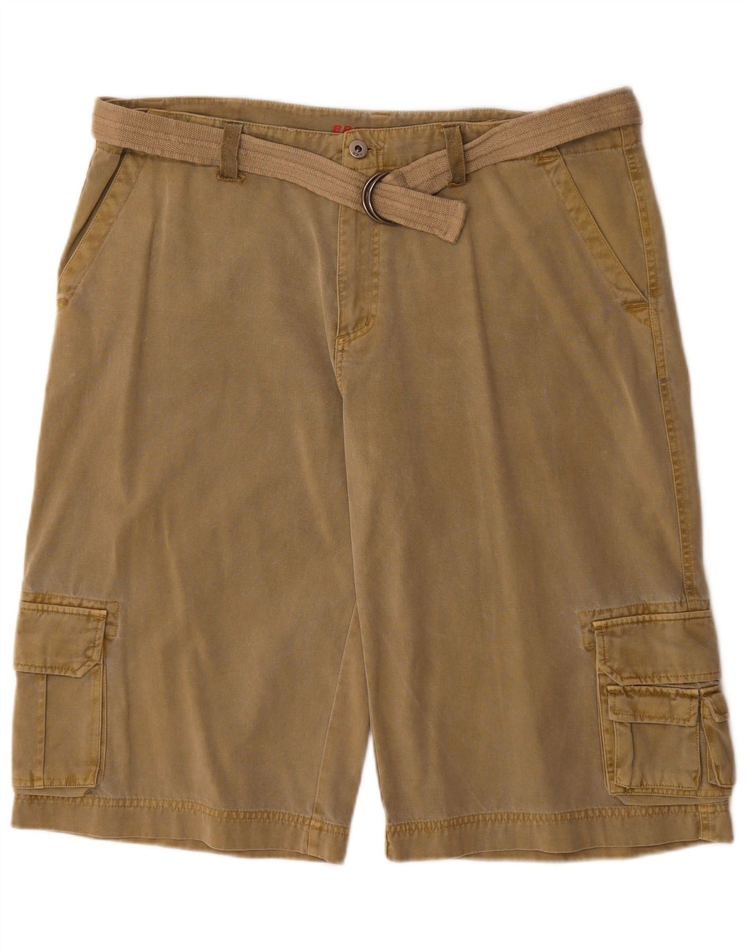 Broadway Herren-Cargoshorts W36, große Khaki-Baumwolle