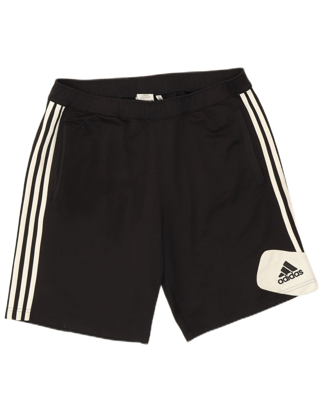 ADIDAS Herren Climacool Sportshorts, groß, schwarzes Farbblock-Polyester