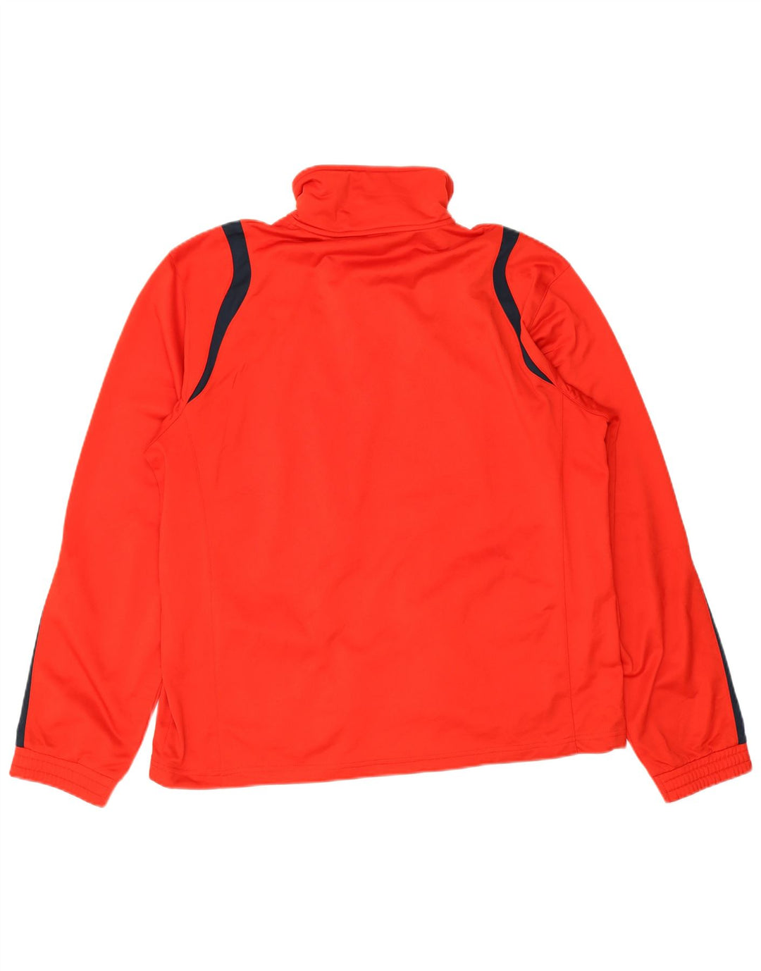 Umbro Herren-Trainingsanzug-Oberteil, Jacke, XL, rotes Farbblock-Polyester