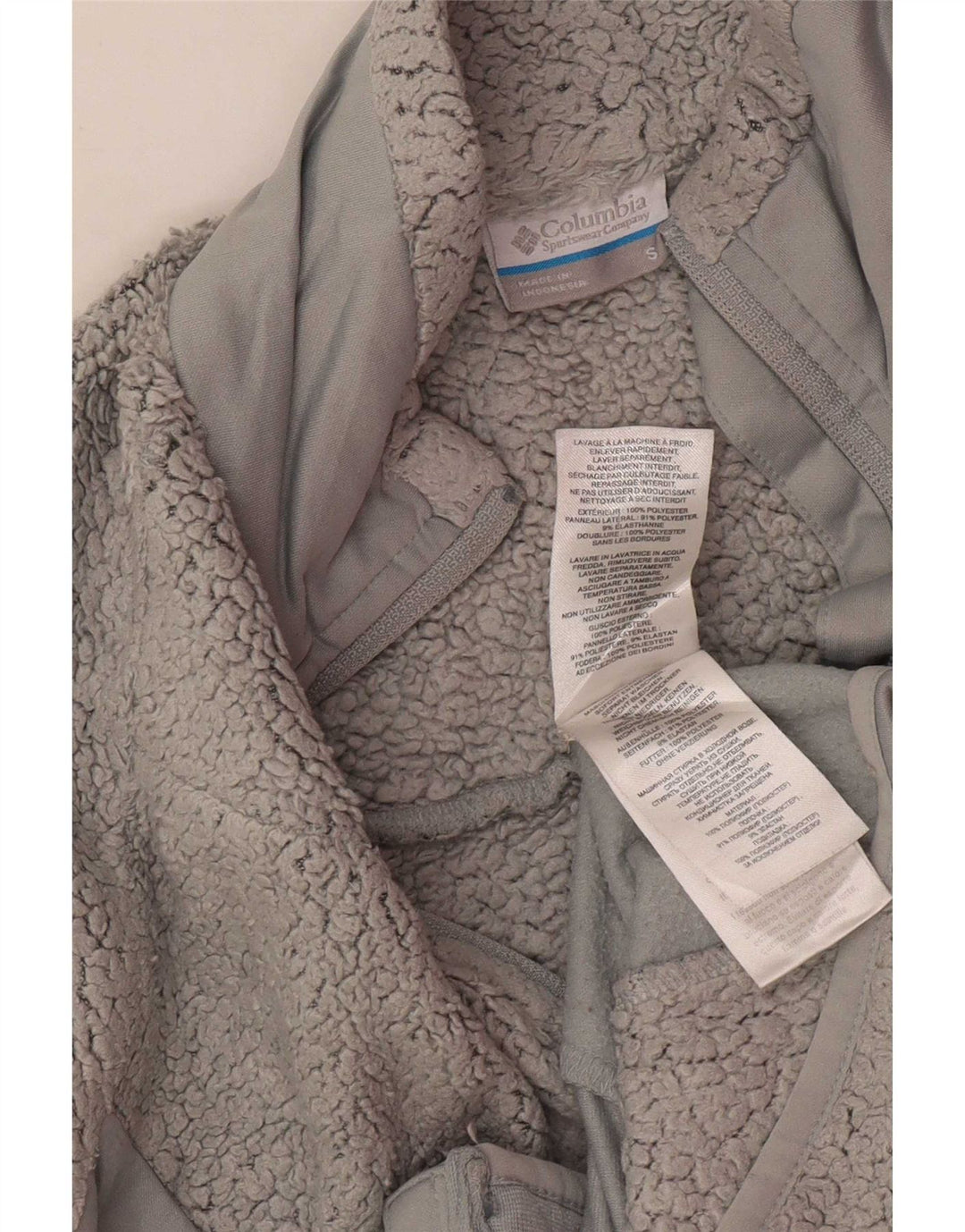 Columbia Damen Fleecejacke UK 10 Small Grau Polyester