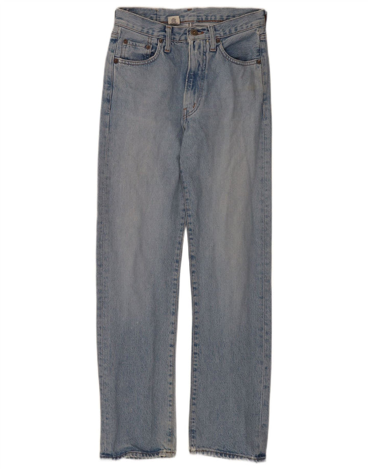 Replay Damen Straight Jeans W27 L30 Blaue Baumwolle