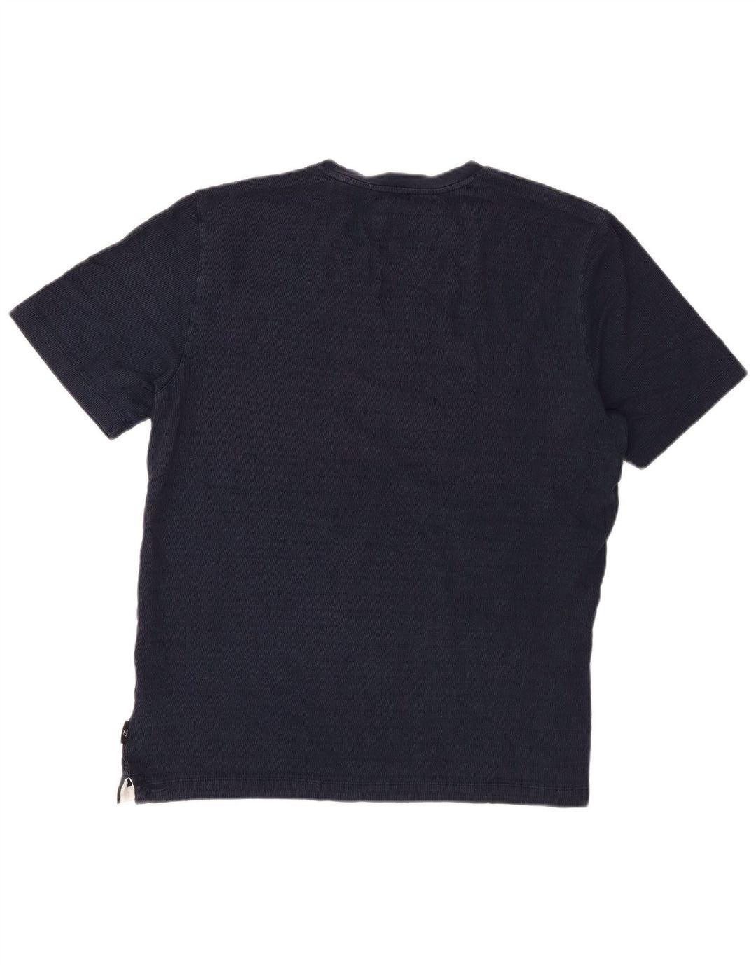 Ted Baker Herren T-Shirt Top Größe 4 Large Marineblau Baumwolle