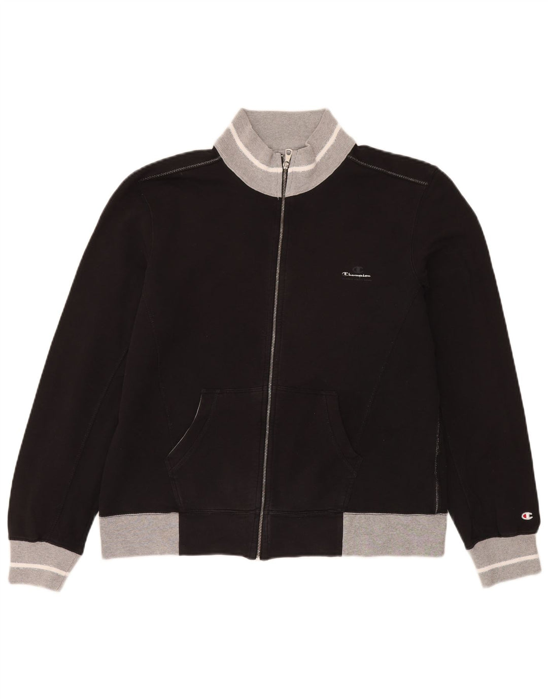 Champion Womens Heritage Classics Trainingsanzug Top Jacke UK 20 2XL Schwarz