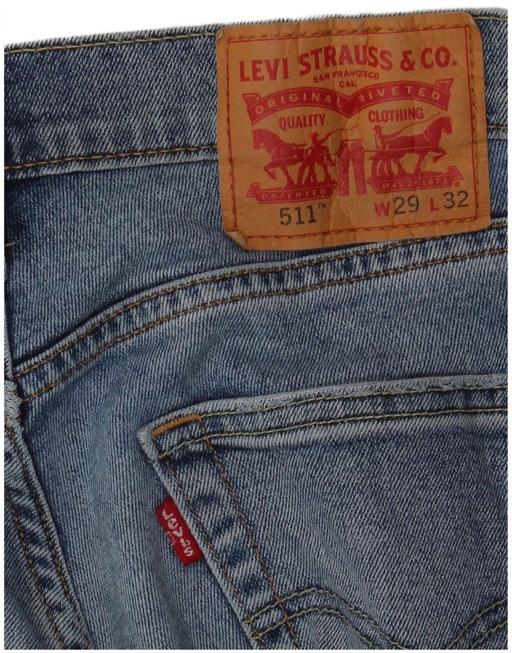 LEVI'S Herren 511 Slim Jeans W29 L32 Blau