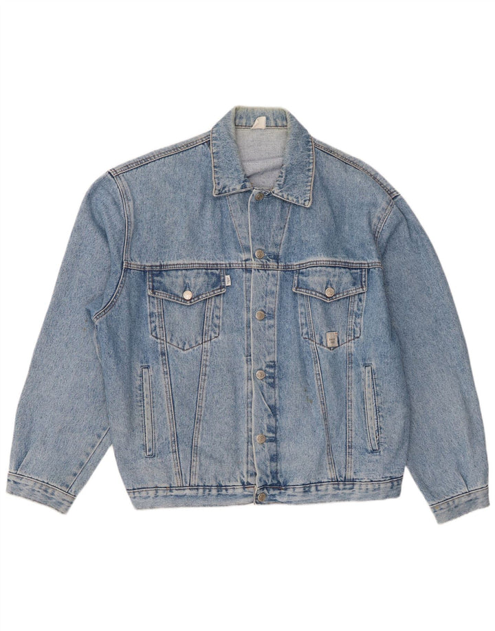 Vintage Herren Jeansjacke UK 42 XL Blau