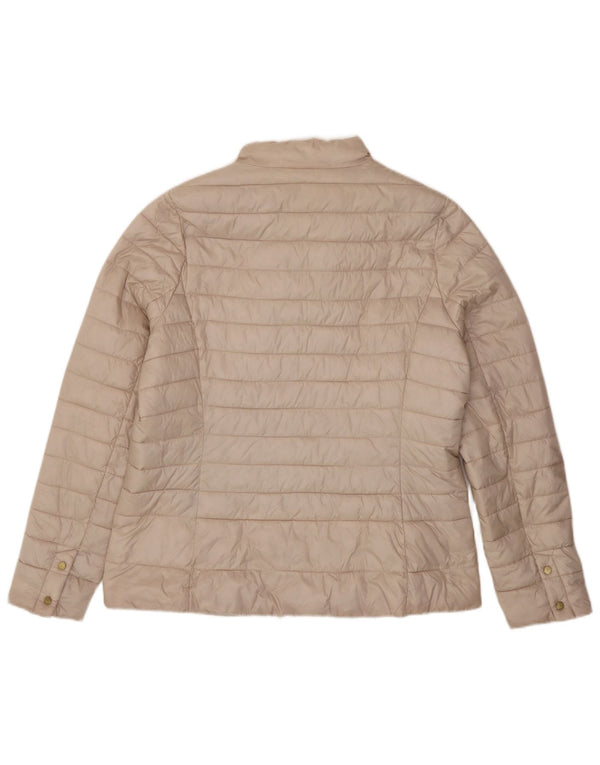Barbour Damen Wattierte Jacke UK 16 Large Beige Polyester