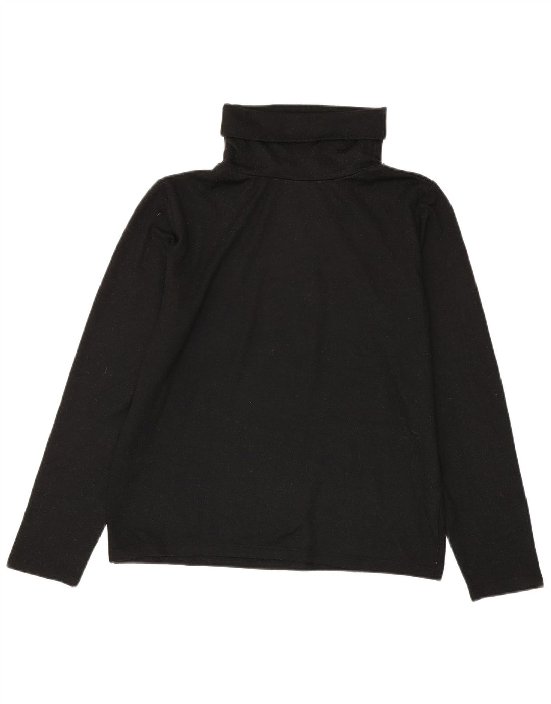 Zara Damen Rollkragenoberteil Langarm UK 18 XL Schwarz