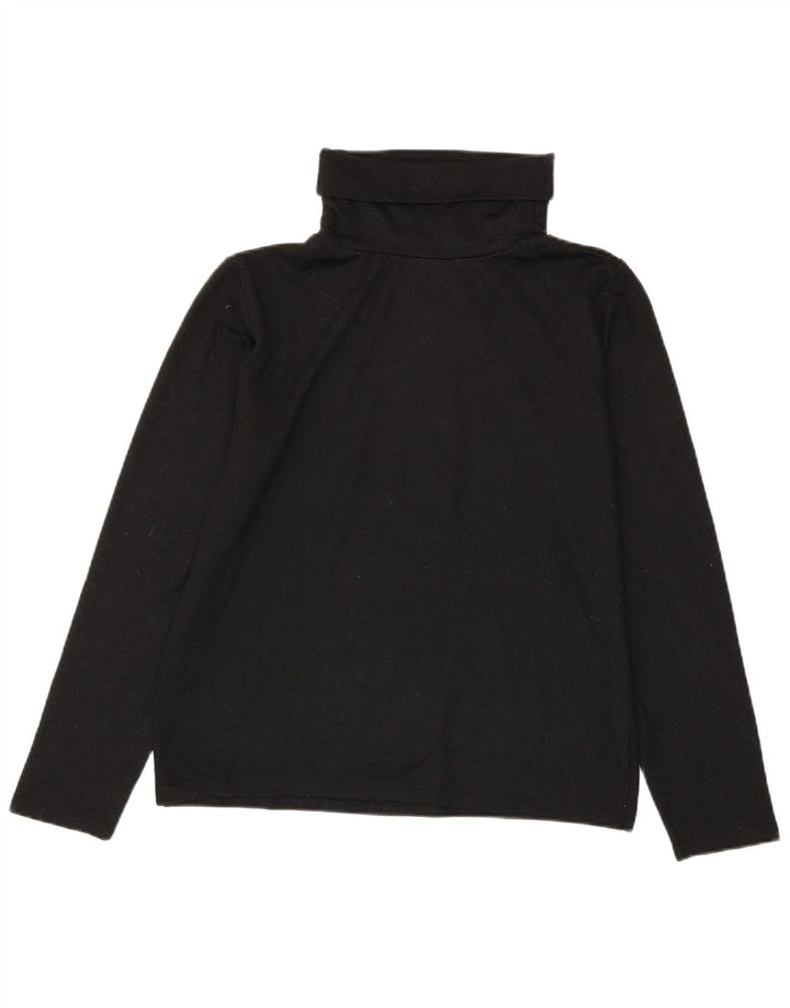 Zara Damen Rollkragenoberteil Langarm UK 18 XL Schwarz