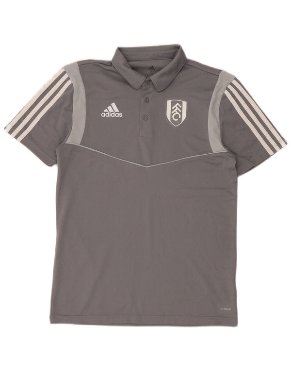 Adidas Herren Climalite Poloshirt Small Grau Colourblock Polyester