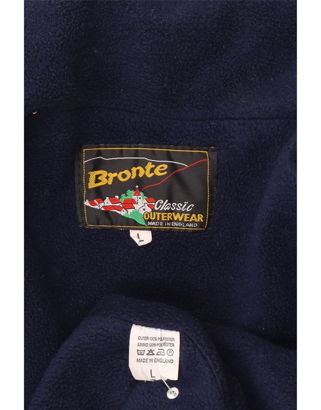 Bronte Herrenweste UK 40 Large Rot Polyester