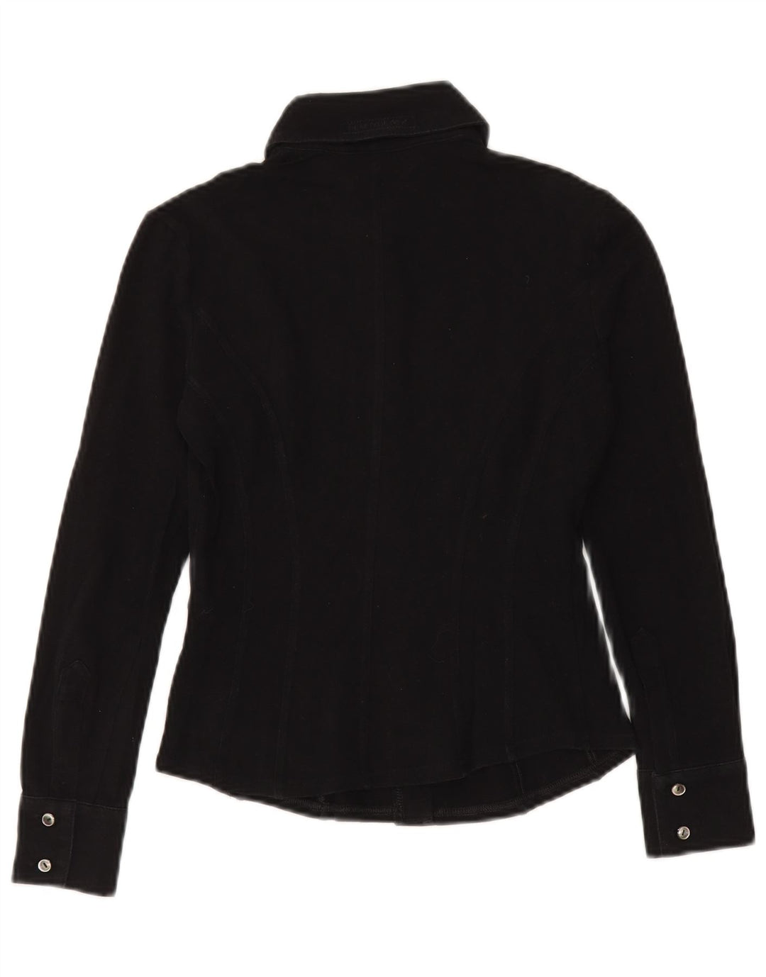 Penny Black Damenhemd UK 10 Small Schwarze Baumwolle