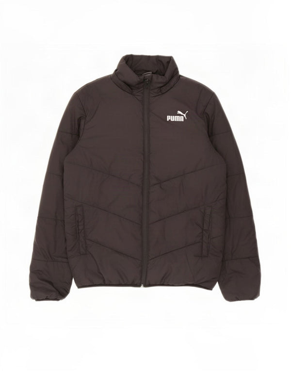 Puma Jungen Wattierte Jacke 13-14 Jahre Schwarzes Polyester