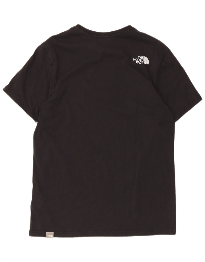 The North Face Herren-T-Shirt-Oberteil aus mittelschwarzer Baumwolle