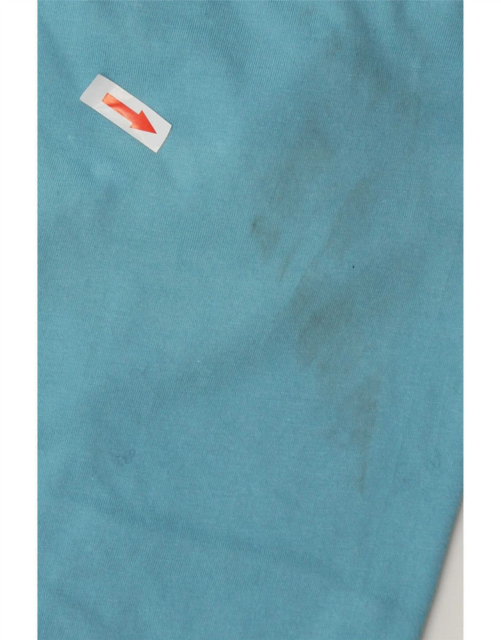 Fila Herren-Grafikoberteil mit langen Ärmeln, groß, blau, Farbblock