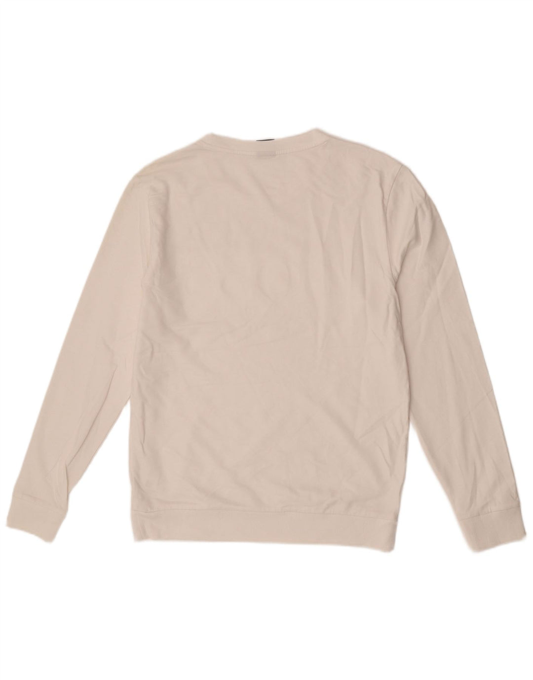 Hugo Boss Herren-Sweatshirt mit Grafik, mittelweiße Baumwolle