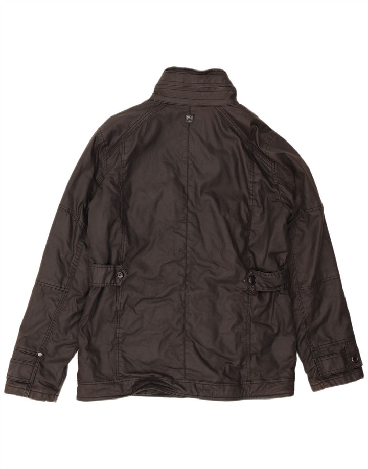 PULL & BEAR Herren Utility-Jacke UK 42 XL Schwarz
