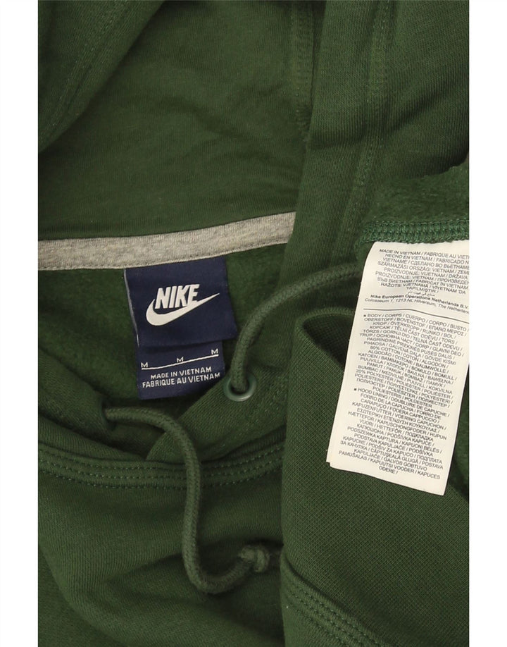 Nike Herren Kapuzenpullover aus mittelgrüner Baumwolle