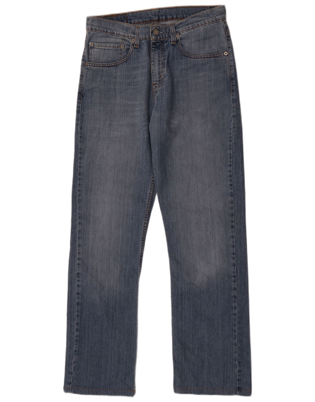 Levi's Herren 752 Straight Jeans W31 L34 Blaue Baumwolle