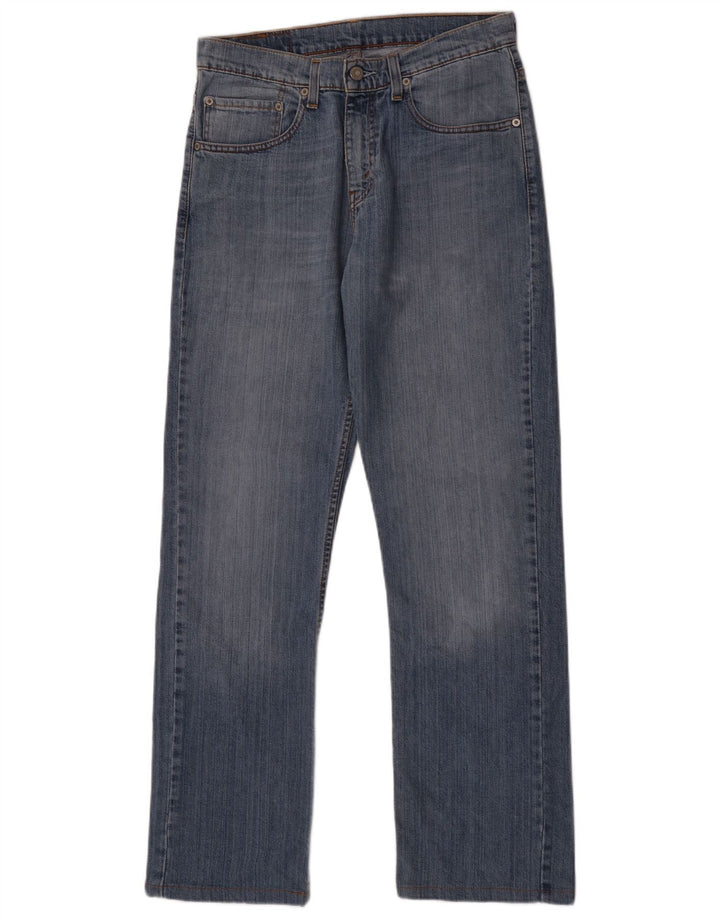 Levi's Herren 752 Straight Jeans W31 L34 Blaue Baumwolle