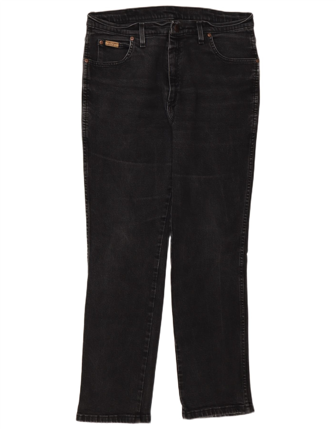 Wrangler Herren Texas Straight Jeans W36 L32 Graue Baumwolle