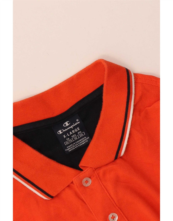 Champion Herren Poloshirt XL Orange