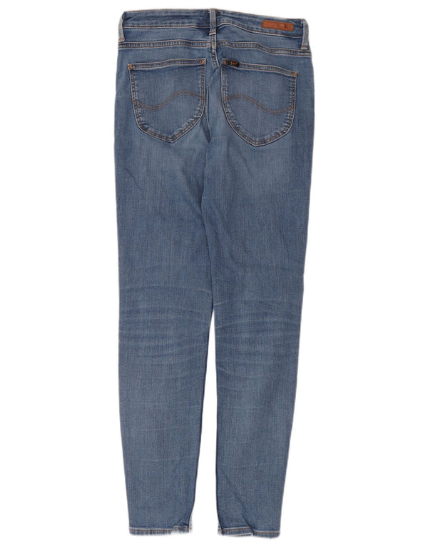 Lee Damen Scarlett High Skinny Jeans W30 L31 Blaue Baumwolle