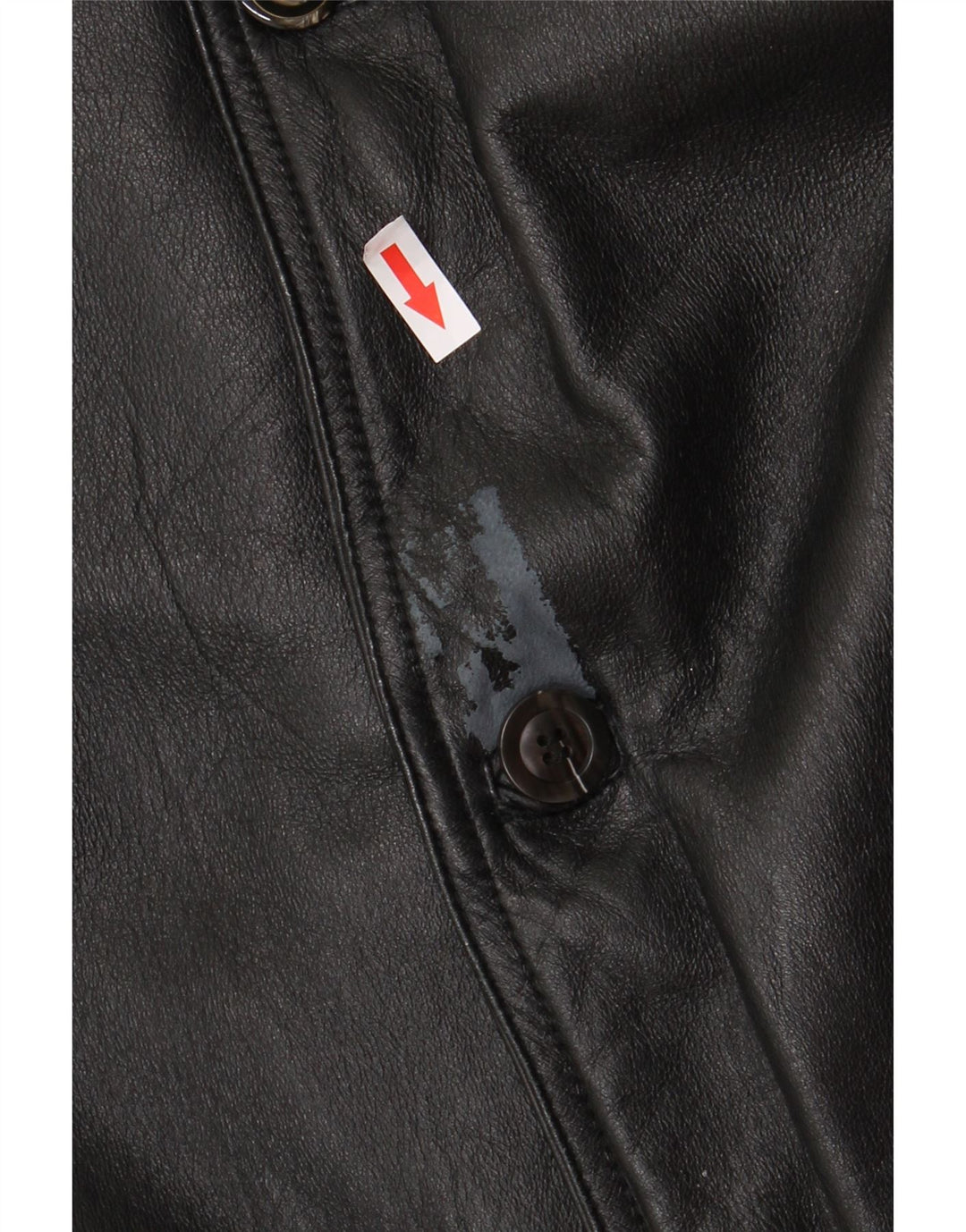 Vintage Herren Lederjacke UK 40 Large Schwarz