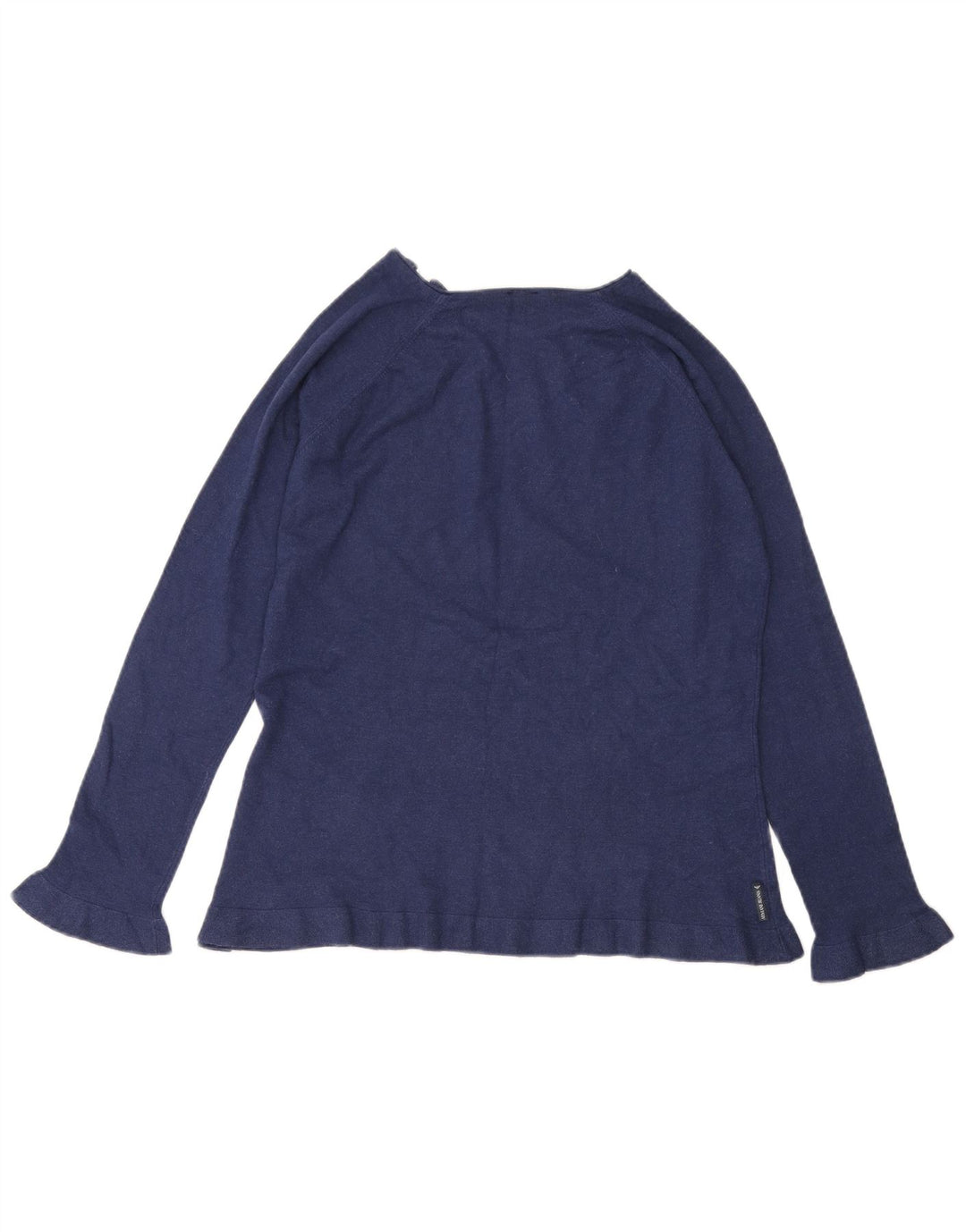 ARMANI Damen Pullover mit Reißverschluss am Hals EU 48 2XL Marineblau