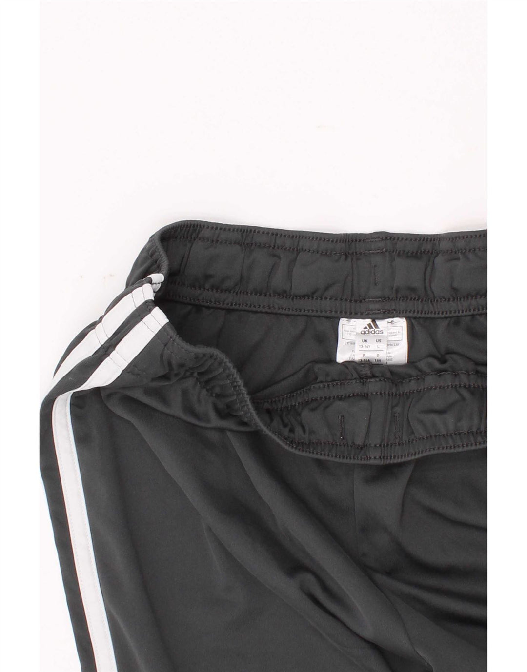 Adidas Sportshorts für Jungen, 13–14 Jahre, graues Colourblock-Polyester