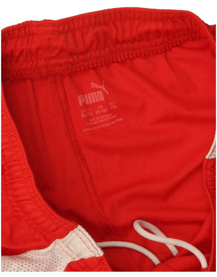 Puma Jungen Sport Shorts 15–16 Jahre Rot Farbblock
